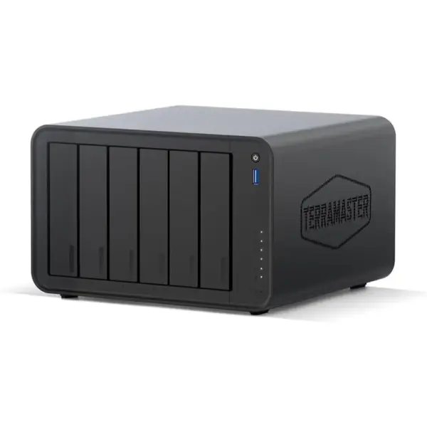 TERRAMASTER F6-425 Pro - NAS 6 baies Intel Core i3-1315U, 8 Go DDR5, 2 × 10 GbE, USB4 — 1 TERRAMASTER F6-425 Pro - NAS 6 baies Intel Core i3-1315U, 8 Go DDR5, 2 × 10 GbE, USB4 — 1