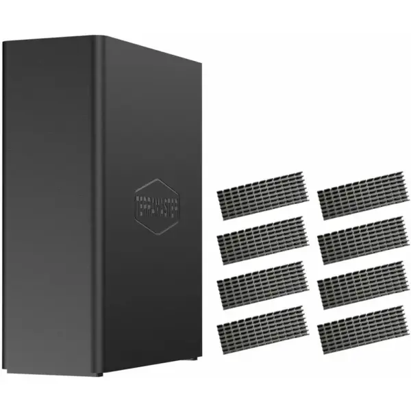 TERRAMASTER F8 SSD - SSD-NAS mit 8 M.2-NVMe-Steckplätzen, Intel N95, 8 GB DDR5 und 10 GbE, ohne SSD — 1 TERRAMASTER F8 SSD - SSD-NAS mit 8 M.2-NVMe-Steckplätzen, Intel N95, 8 GB DDR5 und 10 GbE, ohne SSD — 1