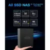 TERRAMASTER F8 SSD - SSD-NAS mit 8 M.2-NVMe-Steckplätzen, Intel N95, 8 GB DDR5 und 10 GbE, ohne SSD — 2 TERRAMASTER F8 SSD - SSD-NAS mit 8 M.2-NVMe-Steckplätzen, Intel N95, 8 GB DDR5 und 10 GbE, ohne SSD — 2