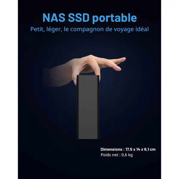 TERRAMASTER F8 SSD - NAS 100 % SSD 8 emplacements M.2 NVMe, Intel N95, 8 Go DDR5, 10 GbE — 3 TERRAMASTER F8 SSD - NAS 100 % SSD 8 emplacements M.2 NVMe, Intel N95, 8 Go DDR5, 10 GbE — 3