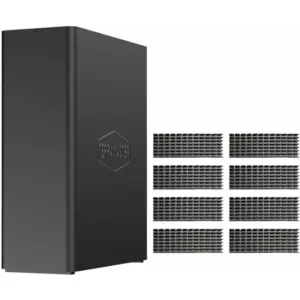 TERRAMASTER F8 SSD Plus - SSD-NAS mit 8 M.2-NVMe-Steckplätzen, Core i3-N305, 16 GB DDR5 und 10 GbE, ohne SSD — 1