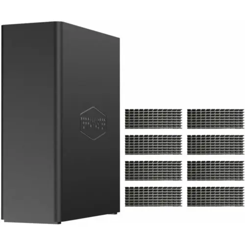 TERRAMASTER F8 SSD Plus - SSD-NAS mit 8 M.2-NVMe-Steckplätzen, Core i3-N305, 16 GB DDR5 und 10 GbE, ohne SSD — 1 TERRAMASTER F8 SSD Plus - SSD-NAS mit 8 M.2-NVMe-Steckplätzen, Core i3-N305, 16 GB DDR5 und 10 GbE, ohne SSD — 1