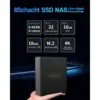 TERRAMASTER F8 SSD Plus - SSD-NAS mit 8 M.2-NVMe-Steckplätzen, Core i3-N305, 16 GB DDR5 und 10 GbE, ohne SSD — 2 TERRAMASTER F8 SSD Plus - SSD-NAS mit 8 M.2-NVMe-Steckplätzen, Core i3-N305, 16 GB DDR5 und 10 GbE, ohne SSD — 2