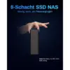 TERRAMASTER F8 SSD Plus - SSD-NAS mit 8 M.2-NVMe-Steckplätzen, Core i3-N305, 16 GB DDR5 und 10 GbE, ohne SSD — 3 TERRAMASTER F8 SSD Plus - SSD-NAS mit 8 M.2-NVMe-Steckplätzen, Core i3-N305, 16 GB DDR5 und 10 GbE, ohne SSD — 3