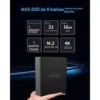 TERRAMASTER F8 SSD Plus - NAS 100 % SSD de 8 bahías Core i3-N305, 16 GB DDR5 y 10GbE (sin discos) — 2 TERRAMASTER F8 SSD Plus - NAS 100 % SSD de 8 bahías Core i3-N305, 16 GB DDR5 y 10GbE (sin discos) — 2
