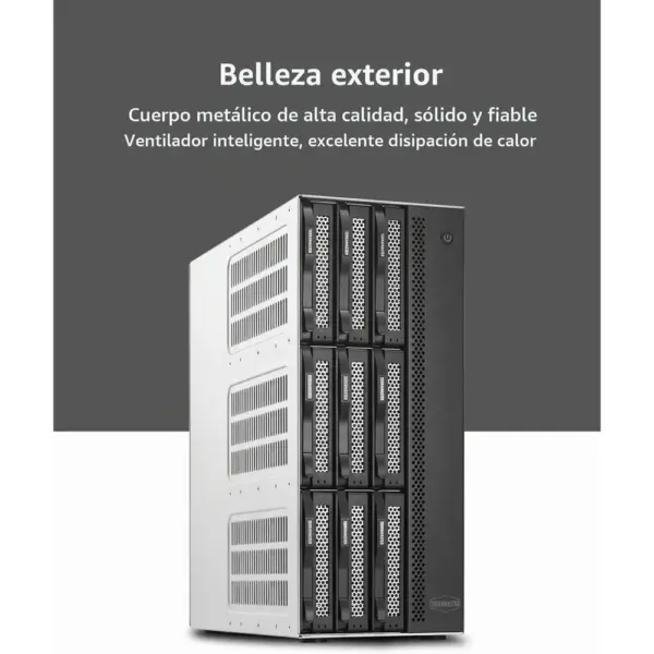 TERRAMASTER T9-450 - NAS de 9 bahías Atom C3558R, 8 GB DDR4, doble SFP+ 10GbE y doble 2,5GbE — 2 TERRAMASTER T9-450 - NAS de 9 bahías Atom C3558R, 8 GB DDR4, doble SFP+ 10GbE y doble 2,5GbE — 2