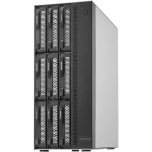 TERRAMASTER T9-450 - NAS 9 baies Intel Atom C3558R, 8 Go DDR4, 2 × 10 GbE SFP+, sans disque — 1