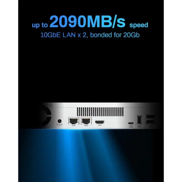 TERRAMASTER U4-500 - NAS rack 1U de 4 bahías Core i3-1215U, 8 GB DDR5 y doble 10GbE (sin discos) — 4 TERRAMASTER U4-500 - NAS rack 1U de 4 bahías Core i3-1215U, 8 GB DDR5 y doble 10GbE (sin discos) — 4