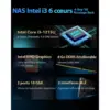 TERRAMASTER U4-500 - NAS rack 1U 4 baies Intel Core i3-1215U, 8 Go DDR5, 2 × 10 GbE, sans disque — 3 TERRAMASTER U4-500 - NAS rack 1U 4 baies Intel Core i3-1215U, 8 Go DDR5, 2 × 10 GbE, sans disque — 3