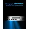 TERRAMASTER U4-500 - NAS rack 1U 4 baies Intel Core i3-1215U, 8 Go DDR5, 2 × 10 GbE, sans disque — 4 TERRAMASTER U4-500 - NAS rack 1U 4 baies Intel Core i3-1215U, 8 Go DDR5, 2 × 10 GbE, sans disque — 4
