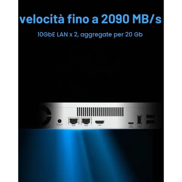 TERRAMASTER U4-500 - NAS rack 1U a 4 alloggiamenti, ultracorto, senza dischi — 4 TERRAMASTER U4-500 - NAS rack 1U a 4 alloggiamenti, ultracorto, senza dischi — 4
