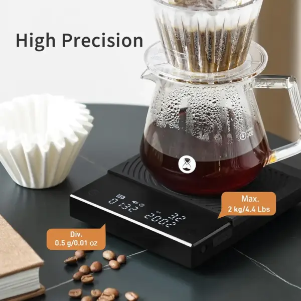 TIMEMORE Basic 2.0 - Báscula de café con temporizador y caudal — 5 TIMEMORE Basic 2.0 - Báscula de café con temporizador y caudal — 5