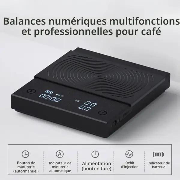 TIMEMORE Basic 2.0 - Balance à café avec minuteur et débit — 2 TIMEMORE Basic 2.0 - Balance à café avec minuteur et débit — 2