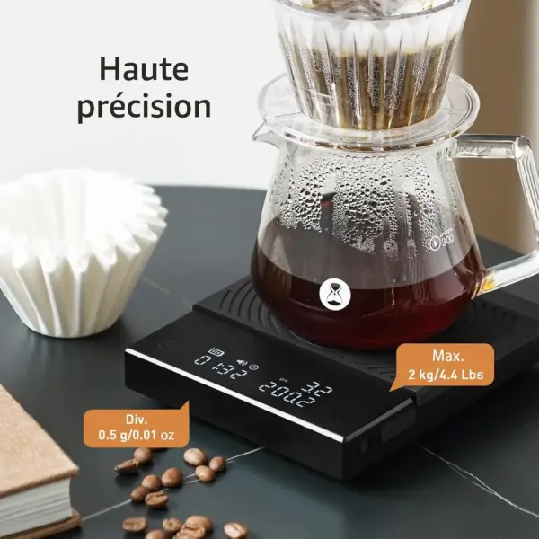 TIMEMORE Basic 2.0 - Balance à café avec minuteur et débit — 5 TIMEMORE Basic 2.0 - Balance à café avec minuteur et débit — 5