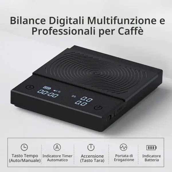 TIMEMORE Basic 2.0 - Bilancia da caffè con timer e flusso — 2 TIMEMORE Basic 2.0 - Bilancia da caffè con timer e flusso — 2