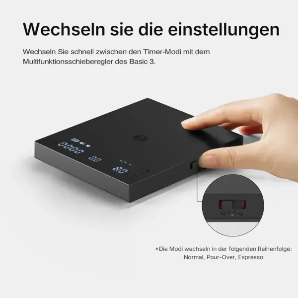 TIMEMORE Basic 3.0 - Kaffeewaage mit drei Brühmodi und Verhältnisanzeige — 5 TIMEMORE Basic 3.0 - Kaffeewaage mit drei Brühmodi und Verhältnisanzeige — 5