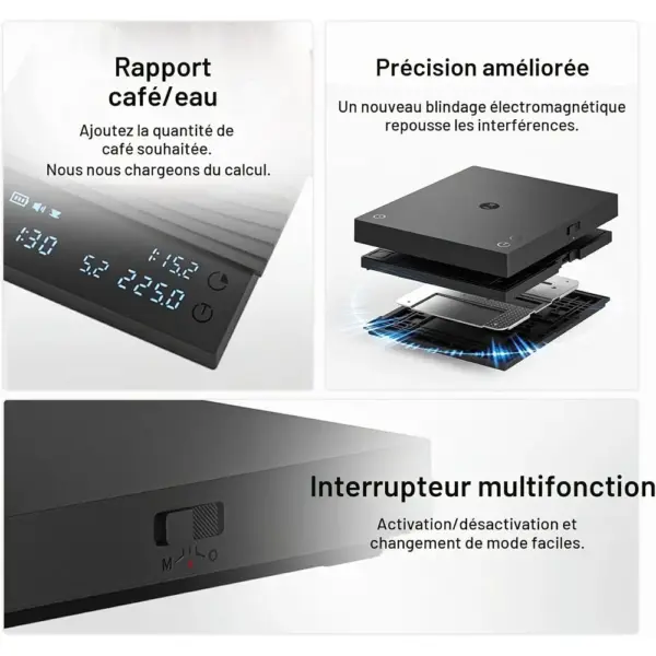 TIMEMORE Basic 3.0 - Balance à café avec ratio et débit — 2 TIMEMORE Basic 3.0 - Balance à café avec ratio et débit — 2
