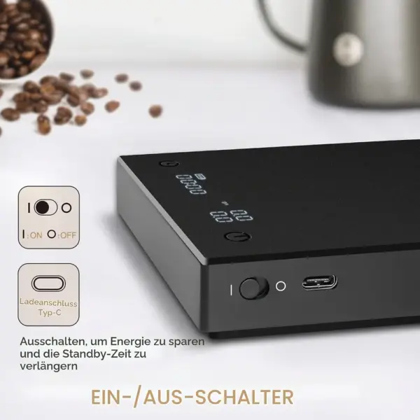 TIMEMORE Black Mirror Basic Pro - Kaffeewaage mit Flow-Rate und Timer — 5 TIMEMORE Black Mirror Basic Pro - Kaffeewaage mit Flow-Rate und Timer — 5