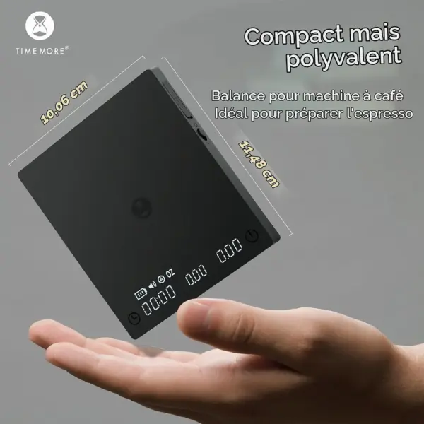TIMEMORE Black Mirror Mini - Balance à café compacte pour l’espresso — 2 TIMEMORE Black Mirror Mini - Balance à café compacte pour l’espresso — 2