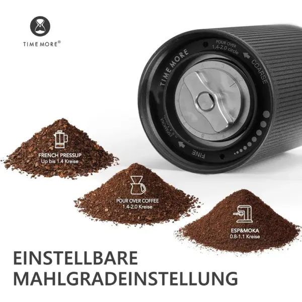 TIMEMORE C3 ESP Pro - Handkaffeemühle mit feiner Espresso-Teilung — 4 TIMEMORE C3 ESP Pro - Handkaffeemühle mit feiner Espresso-Teilung — 4
