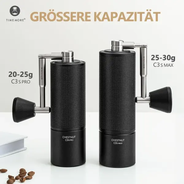 TIMEMORE C3S Max - Macinacaffè manuale ad alta capacità — 2 TIMEMORE C3S Max - Macinacaffè manuale ad alta capacità — 2