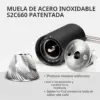 TIMEMORE C3S Pro - Molinillo de café manual con manivela plegable — 3 TIMEMORE C3S Pro - Molinillo de café manual con manivela plegable — 3