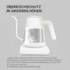 TIMEMORE Fish Pro X - Schwanenhals-Wasserkocher 900 ml mit ±0,5 °C Temperaturhaltung — 3 TIMEMORE Fish Pro X - Schwanenhals-Wasserkocher 900 ml mit ±0,5 °C Temperaturhaltung — 3