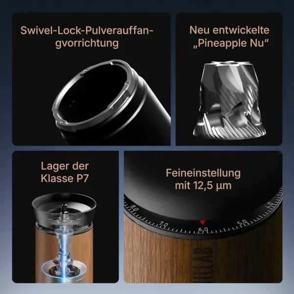TIMEMORE Millab M01 - Handkaffeemühle mit 44-mm-Ananas-Mahlwerk — 4 TIMEMORE Millab M01 - Handkaffeemühle mit 44-mm-Ananas-Mahlwerk — 4