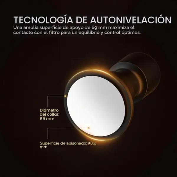 TIMEMORE Tamper 58 mm - Prensador de espresso de impacto con doble muelle — 5 TIMEMORE Tamper 58 mm - Prensador de espresso de impacto con doble muelle — 5