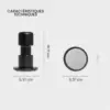 TIMEMORE Tamper 58 mm - Tamper espresso à ressort autonivelant — 2 TIMEMORE Tamper 58 mm - Tamper espresso à ressort autonivelant — 2