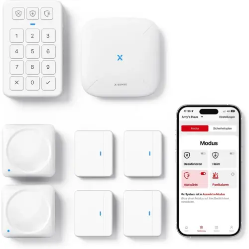 X-Sense AS08 - Smarte Alarmanlage für Tür und Fenster, 8er-Set — 1 X-Sense AS08 - Smarte Alarmanlage für Tür und Fenster, 8er-Set — 1