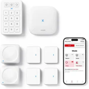 X-Sense AS08 - Home security kit with door sensors, motion sensors and keypad — 1