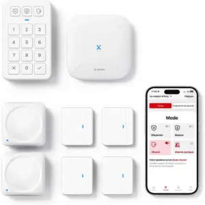 X-Sense AS08 - Kit alarme maison sans fil avec base SBS50 — 1