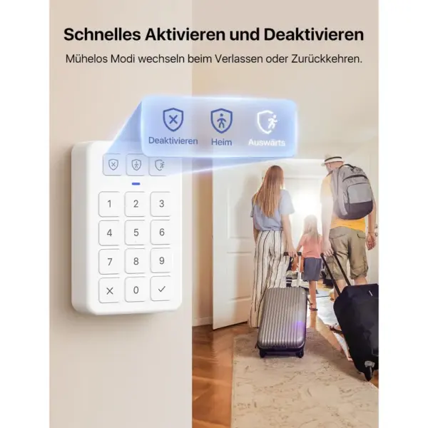 X-Sense AS12 - Smarte Alarmanlage mit 8 Tür- und Fenstersensoren, 12er-Set — 4 X-Sense AS12 - Smarte Alarmanlage mit 8 Tür- und Fenstersensoren, 12er-Set — 4