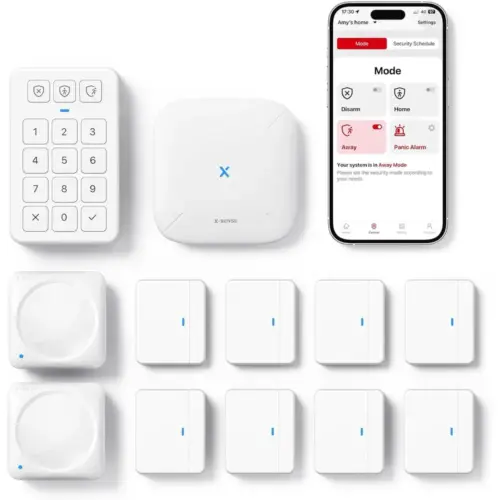 X-Sense AS12 - Kit de alarma para el hogar Wi-Fi de 12 piezas — 1 X-Sense AS12 - Kit de alarma para el hogar Wi-Fi de 12 piezas — 1