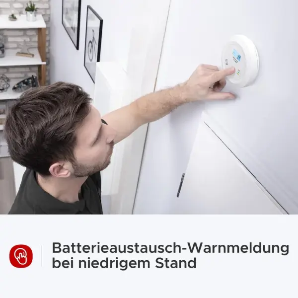X-Sense CO03B - CO-Melder mit beleuchtetem LCD und 9-V-Batterie — 5 X-Sense CO03B - CO-Melder mit beleuchtetem LCD und 9-V-Batterie — 5