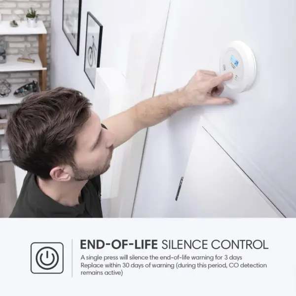 X-Sense CO03B - CO alarm with backlit LCD, single unit — 5 X-Sense CO03B - CO alarm with backlit LCD, single unit — 5
