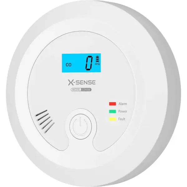 X-Sense CO03B - Detector de monóxido de carbono con pantalla, vida útil de 10 años — 1 X-Sense CO03B - Detector de monóxido de carbono con pantalla, vida útil de 10 años — 1