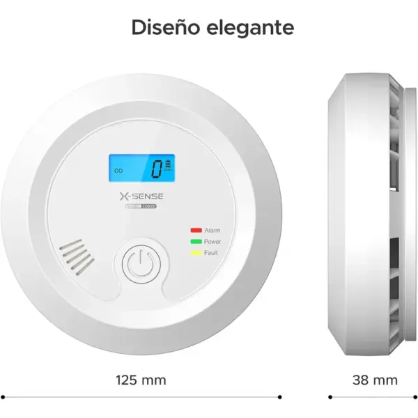 X-Sense CO03B - Detector de monóxido de carbono con pantalla, vida útil de 10 años — 5 X-Sense CO03B - Detector de monóxido de carbono con pantalla, vida útil de 10 años — 5