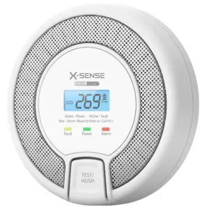 X-Sense CO03D - CO alarm with large LCD and 10-year sensor, single unit — 1