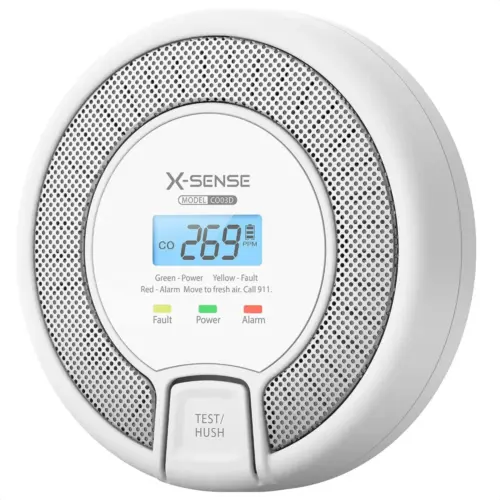X-Sense CO03D - CO alarm with large LCD and 10-year sensor, single unit — 1 X-Sense CO03D - CO alarm with large LCD and 10-year sensor, single unit — 1