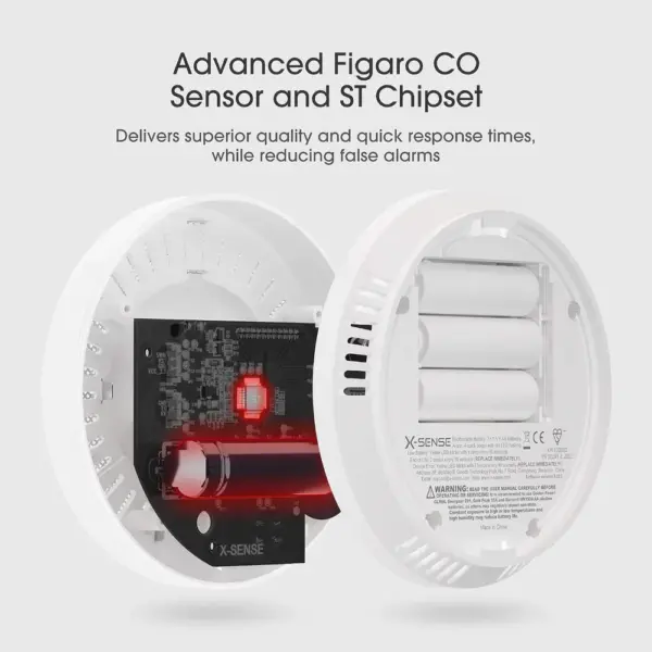 X-Sense CO03D - CO alarm with large LCD and 10-year sensor, single unit — 3 X-Sense CO03D - CO alarm with large LCD and 10-year sensor, single unit — 3