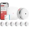 X-Sense FS61 - 6 smarte Rauchmelder XS01-M mit Basisstation SBS50 — 1 X-Sense FS61 - 6 smarte Rauchmelder XS01-M mit Basisstation SBS50 — 1
