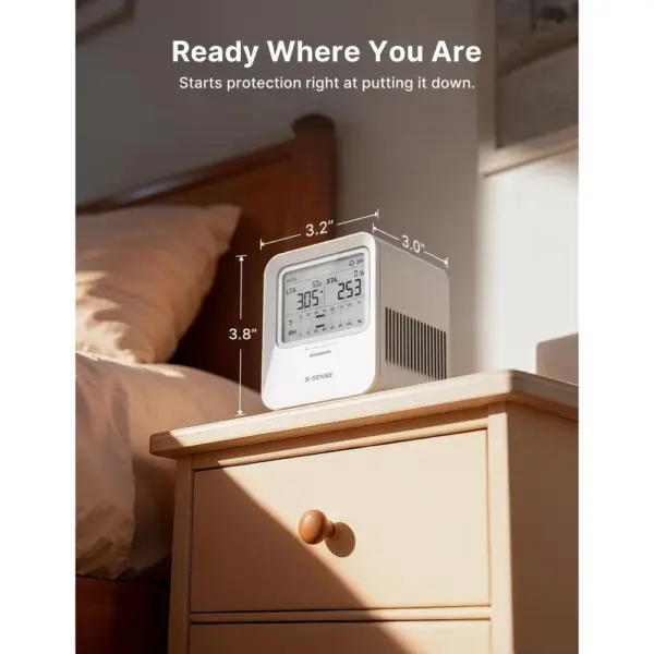 X-Sense XR0B-SR - Radon-Detektor mit Ton- und Lichtalarm — 5 X-Sense XR0B-SR - Radon-Detektor mit Ton- und Lichtalarm — 5