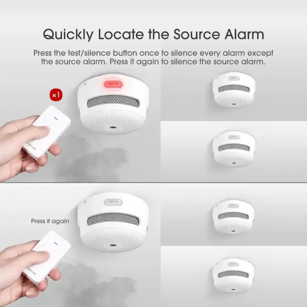 X-Sense RC01 Pro - Remote control for Link+ interlinked alarms — 3 X-Sense RC01 Pro - Remote control for Link+ interlinked alarms — 3