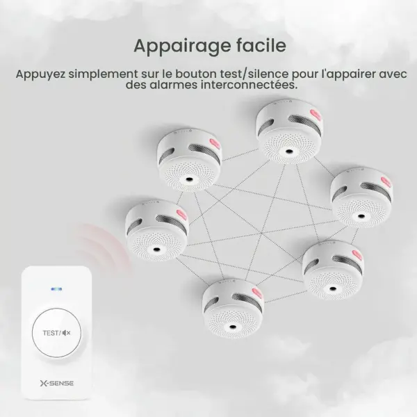 X-Sense RC01 Pro - Télécommande pour détecteurs interconnectés Link+ — 3 X-Sense RC01 Pro - Télécommande pour détecteurs interconnectés Link+ — 3