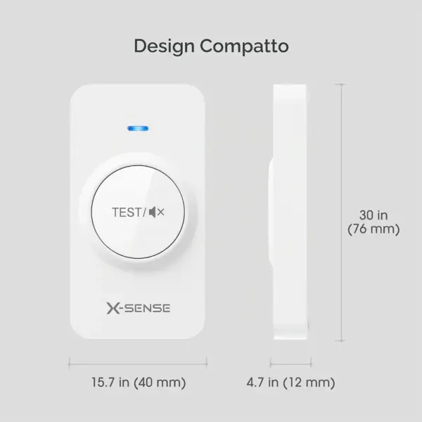 X-Sense RC01 - Telecomando RF per rilevatori interconnessi — 5 X-Sense RC01 - Telecomando RF per rilevatori interconnessi — 5
