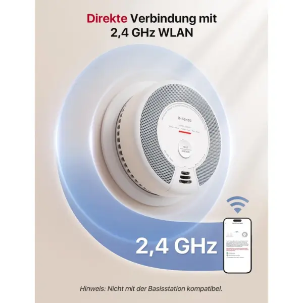 X-Sense SC06-WX - WLAN-Rauch- und CO-Melder, 2 Stück — 2 X-Sense SC06-WX - WLAN-Rauch- und CO-Melder, 2 Stück — 2