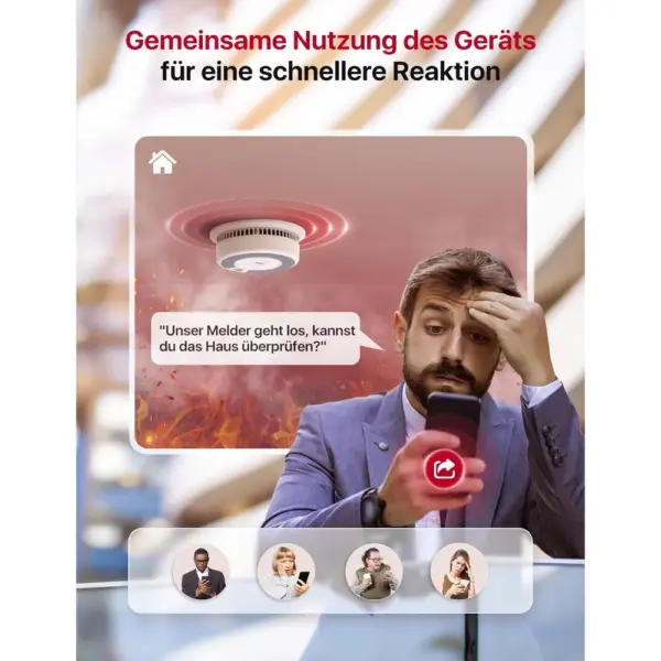 X-Sense SC06-WX - WLAN-Rauch- und CO-Melder, 2 Stück — 5 X-Sense SC06-WX - WLAN-Rauch- und CO-Melder, 2 Stück — 5