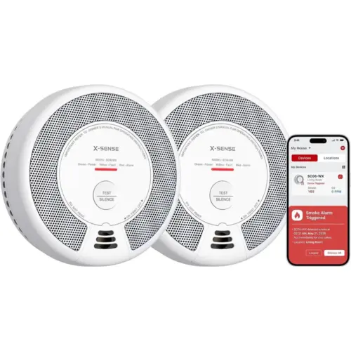 X-Sense SC06-WX - Wi-Fi smoke and CO alarm, pack of 2 — 1 X-Sense SC06-WX - Wi-Fi smoke and CO alarm, pack of 2 — 1